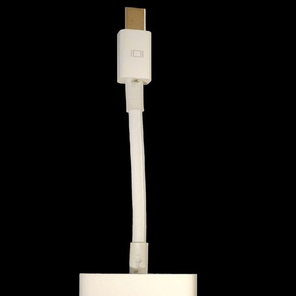 Apple A1307 Genuine Mini Display Port to VGA Adapter White MB572Z/B - Picture 3 of 7
